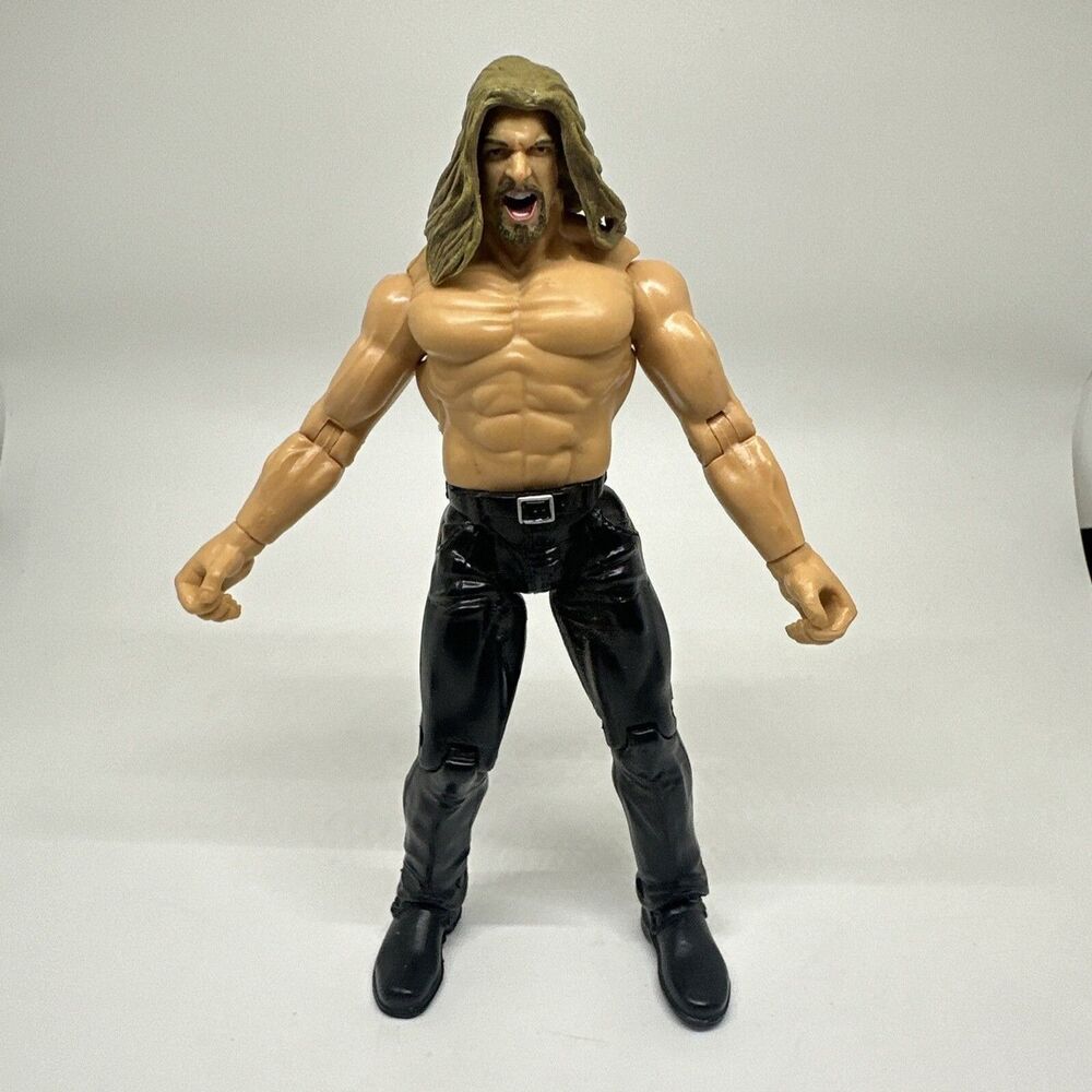 WWF Jakks Triple H Stunt Action Superstars Series 2 Spit Spray Water Figure WWE